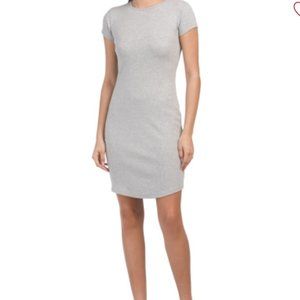Grey t-shirt dress